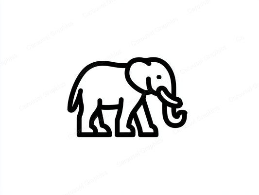 Elephant Vector Graphic preview