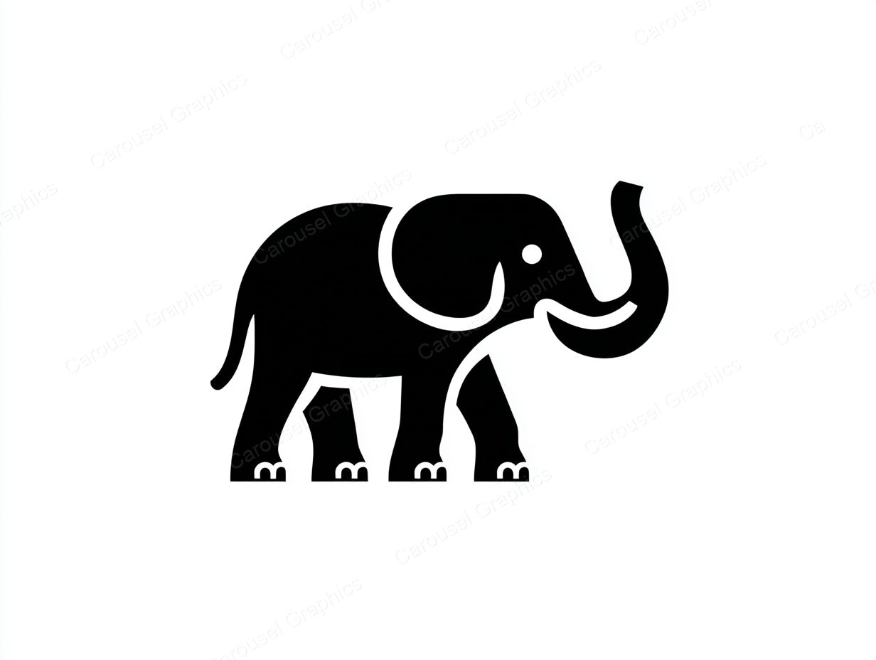 Elephant Vector Graphic preview