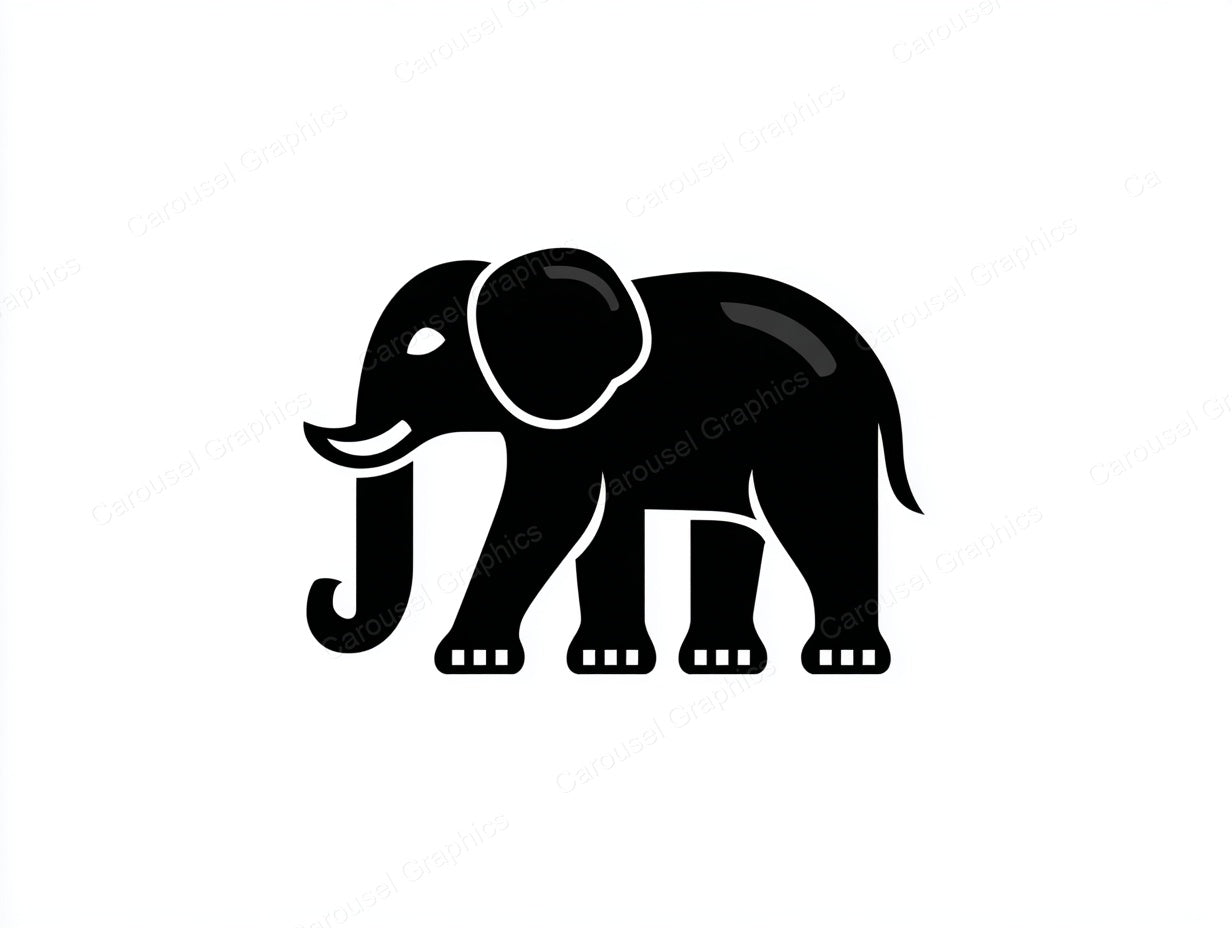 Elephant Vector Graphic preview