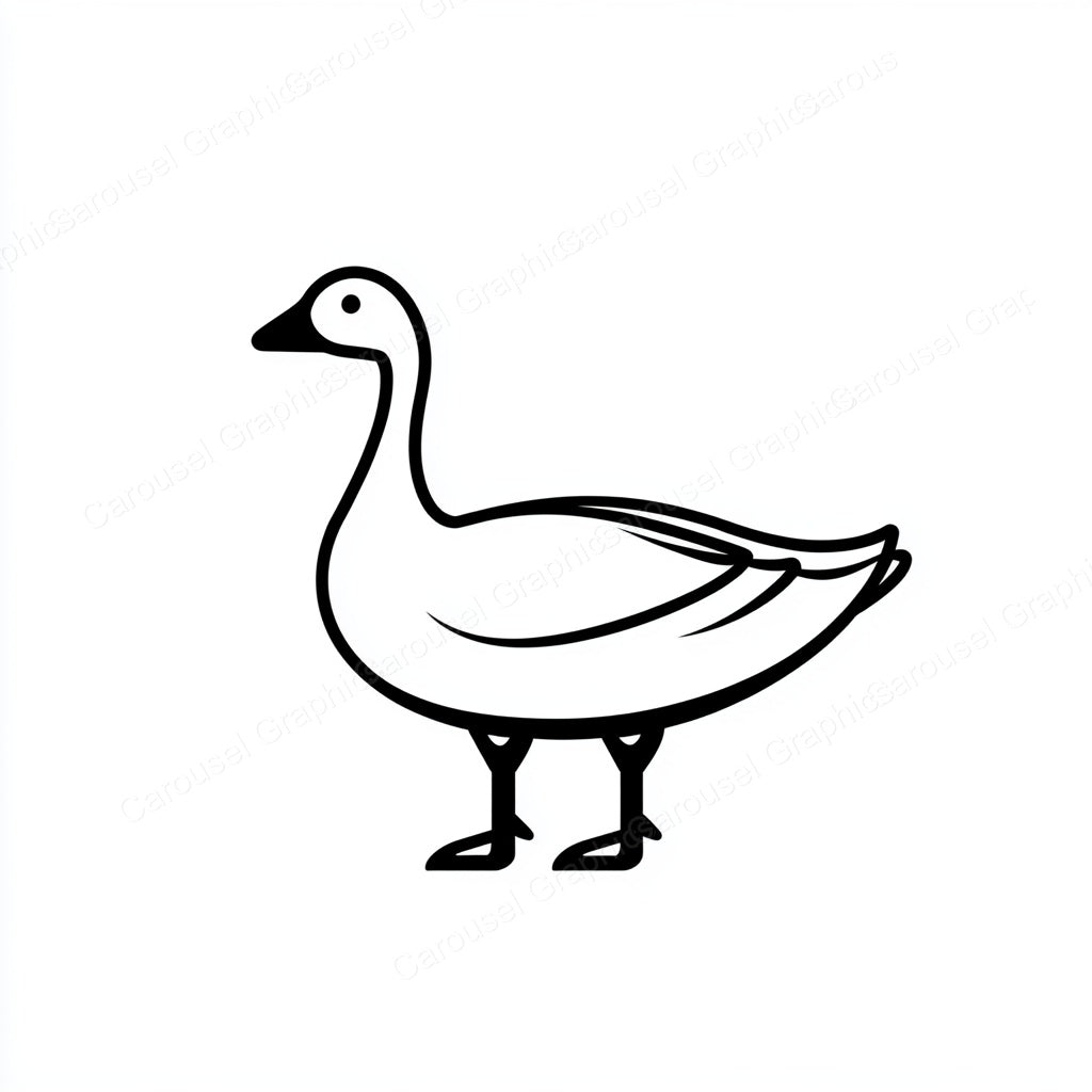 Geese Vector Graphic preview