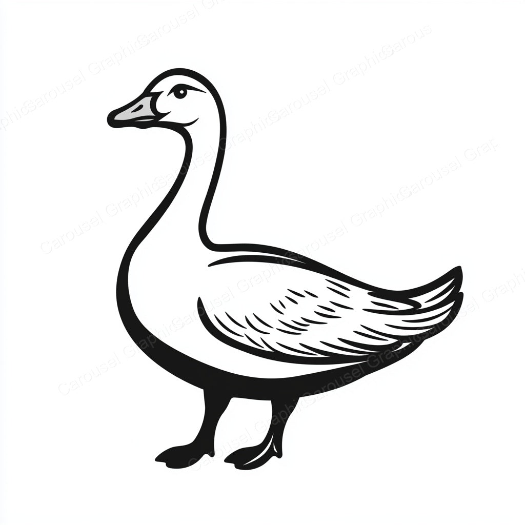 Geese Vector Graphic preview