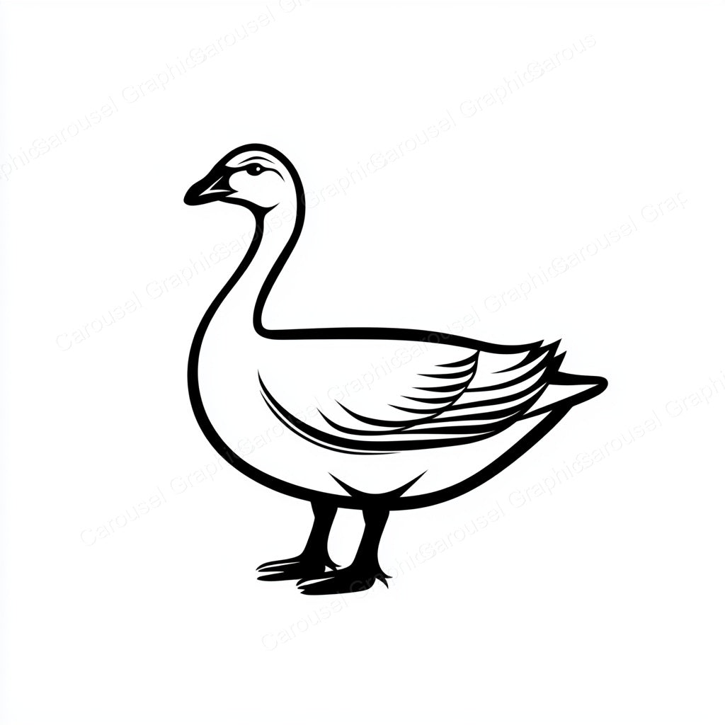 Geese Vector Graphic preview