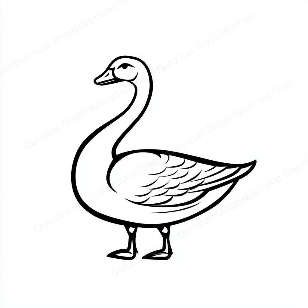 Geese Vector Graphic preview