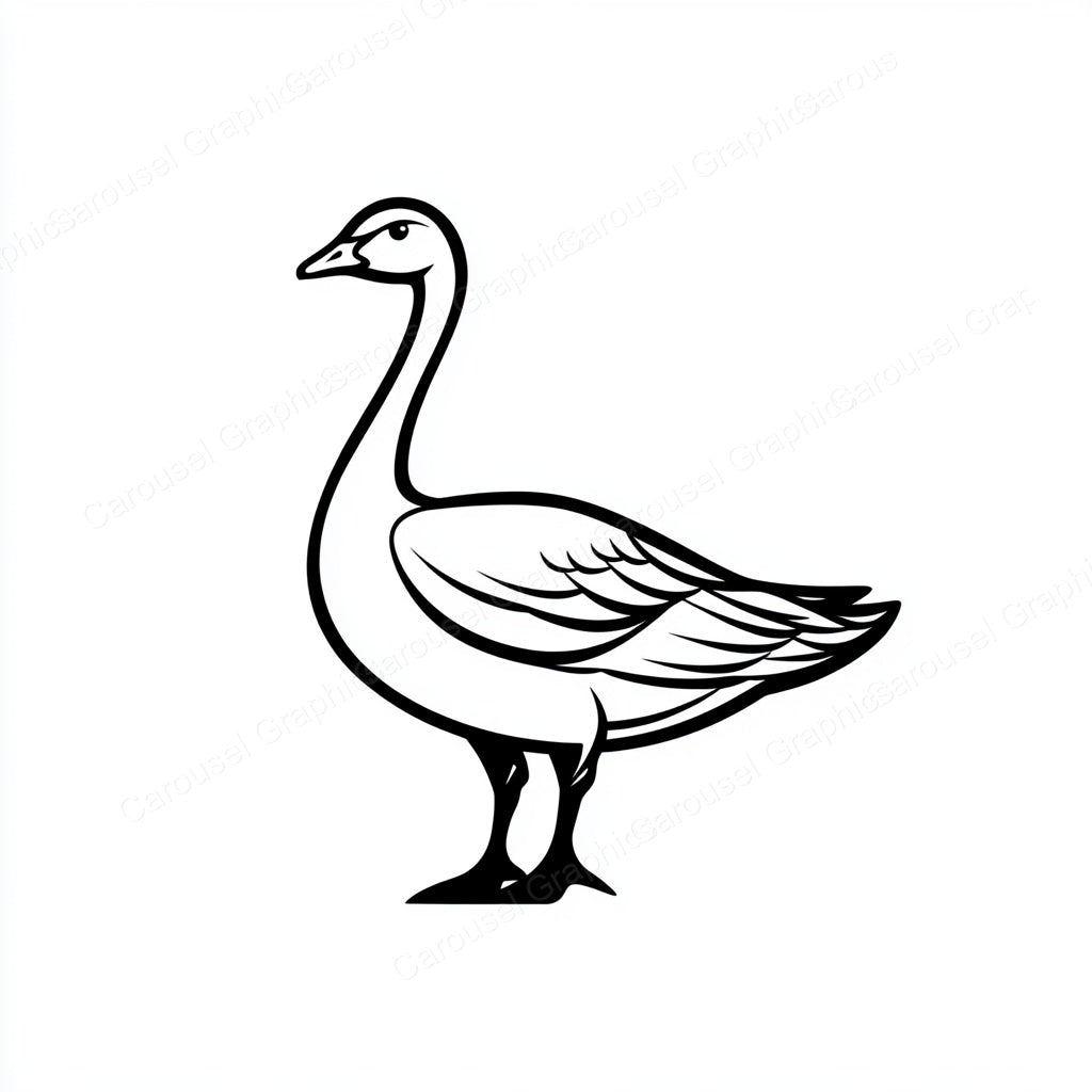 Geese Vector Graphic preview
