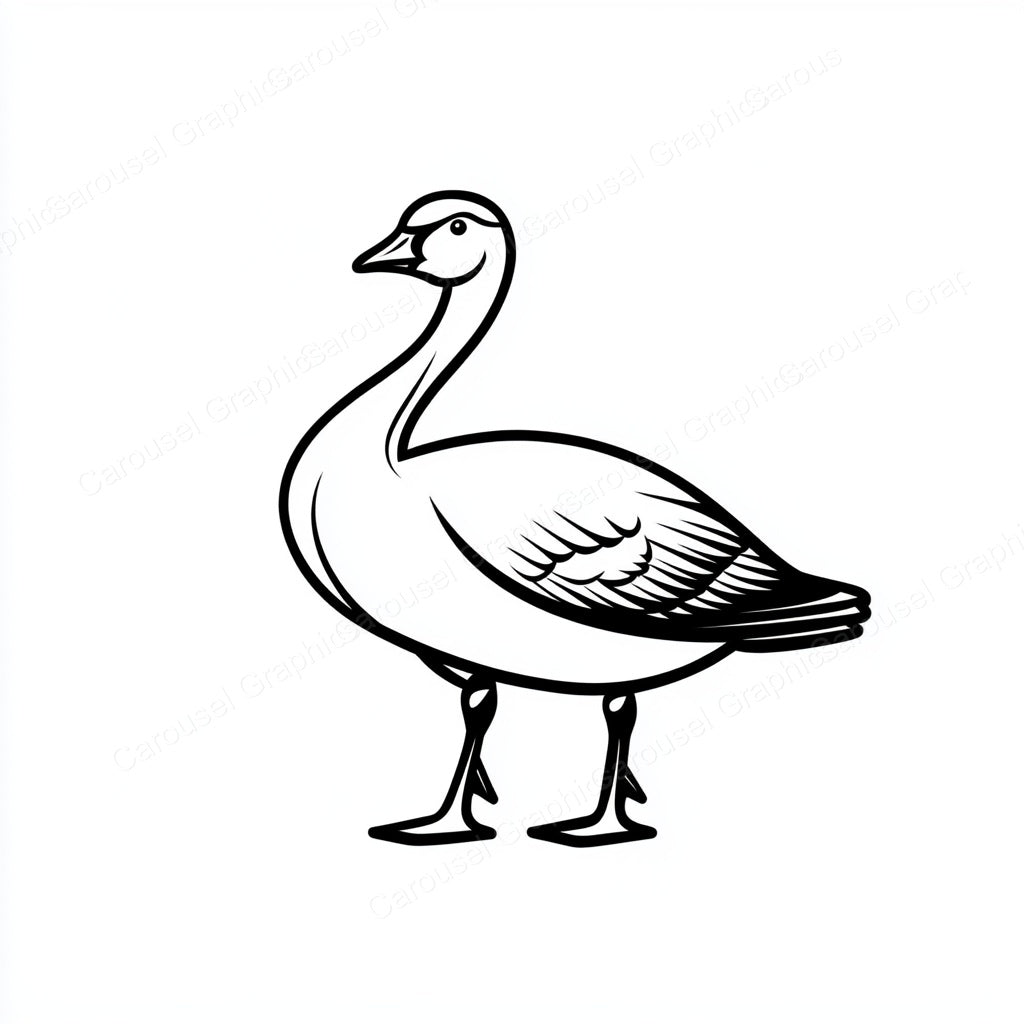 Geese Vector Graphic preview