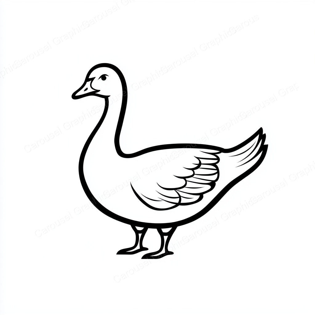 Geese Vector Graphic preview