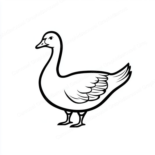 Geese Vector Graphic preview