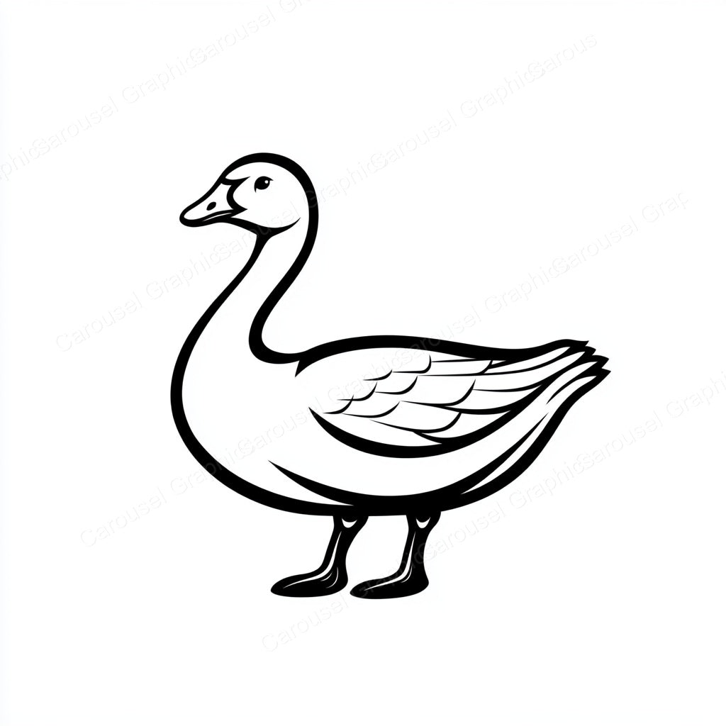 Geese Vector Graphic preview