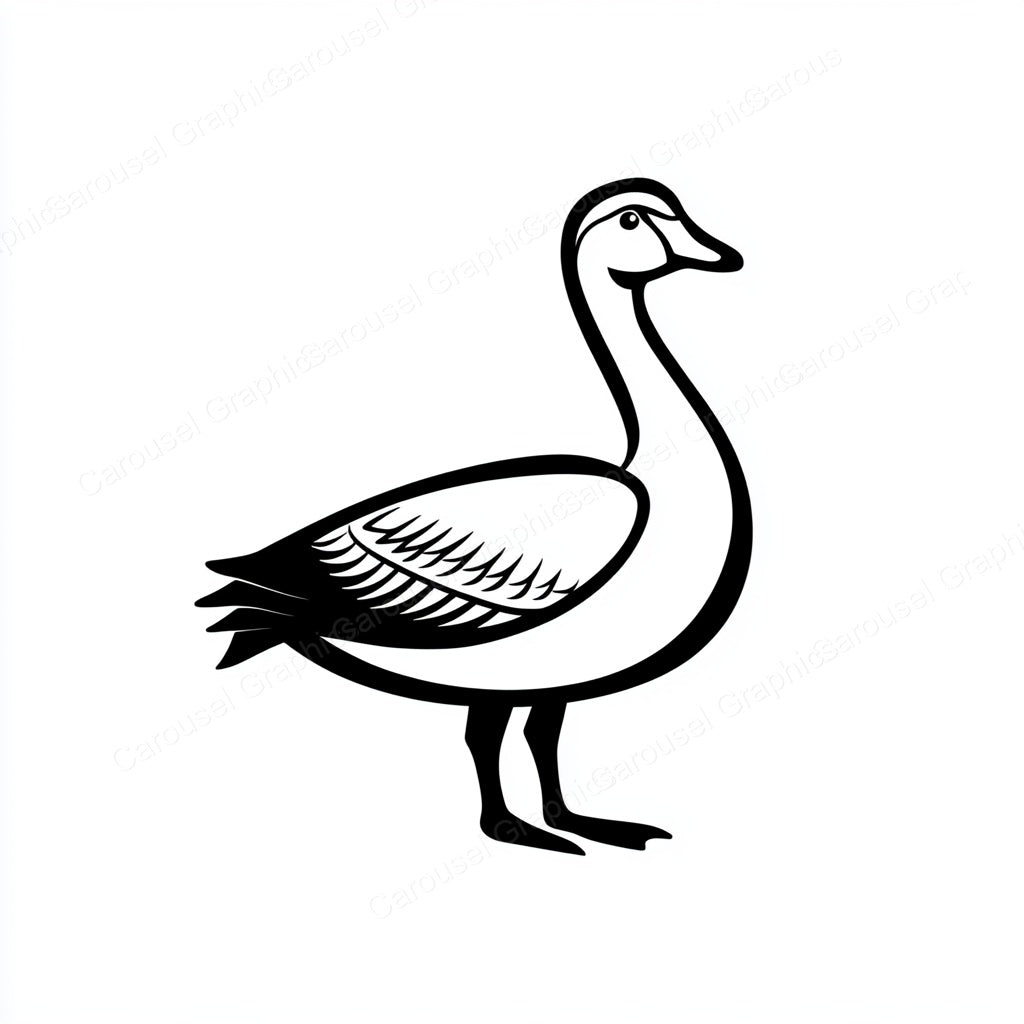 Geese Vector Graphic preview