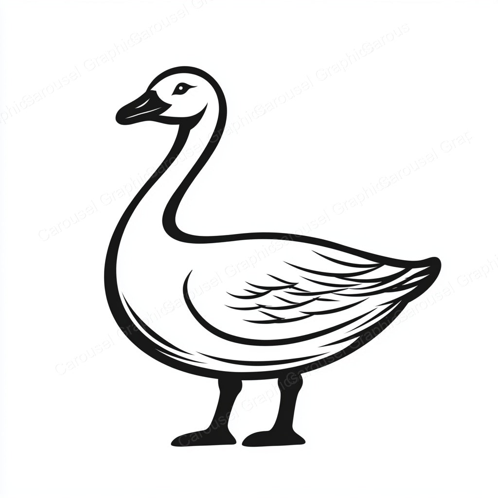Geese Vector Graphic preview