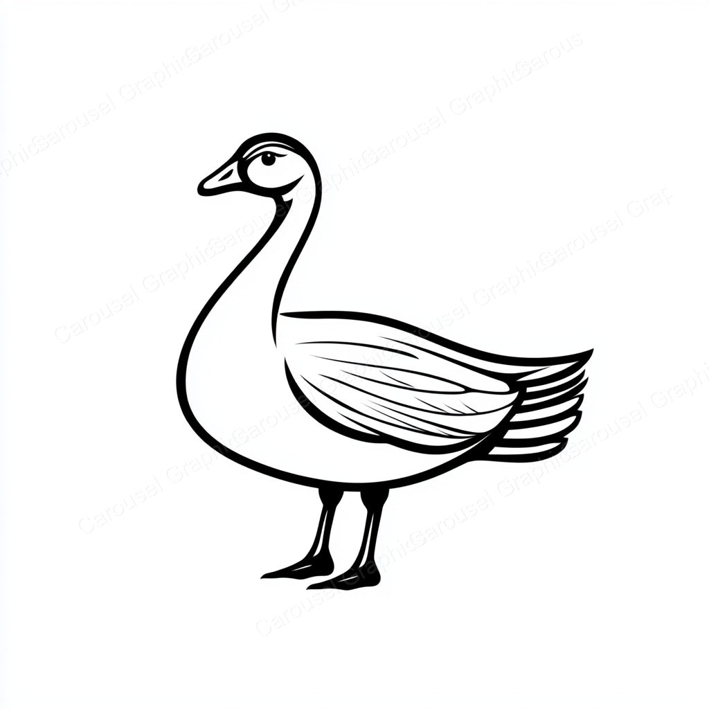 Geese Vector Graphic preview