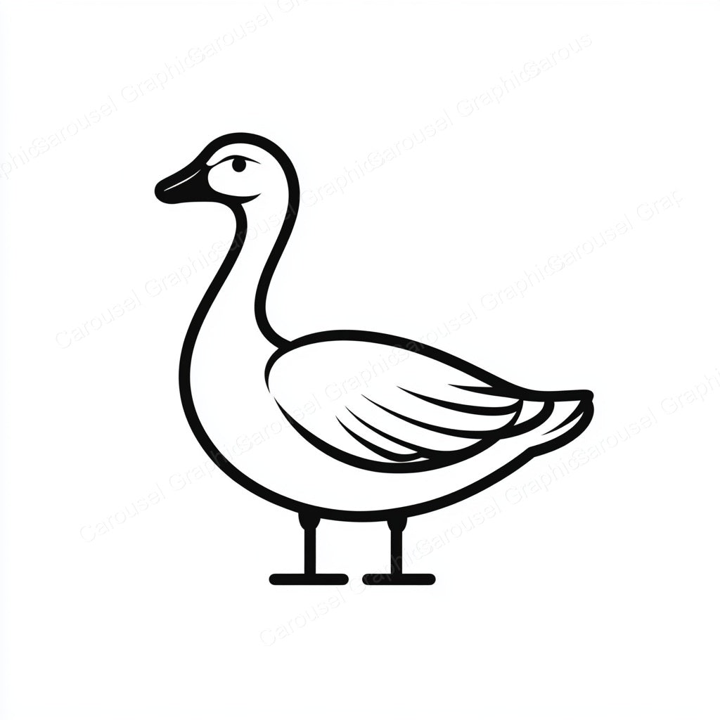 Geese Vector Graphic preview