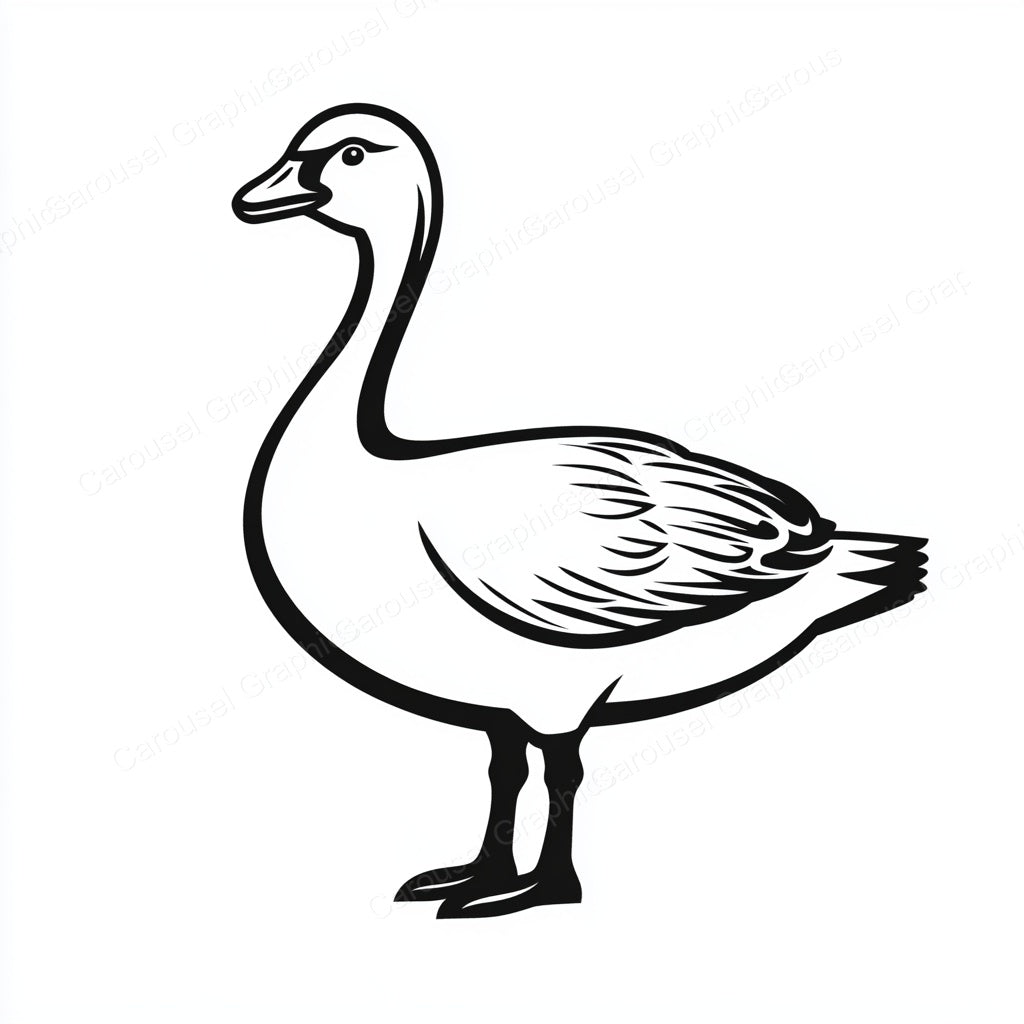 Geese Vector Graphic preview