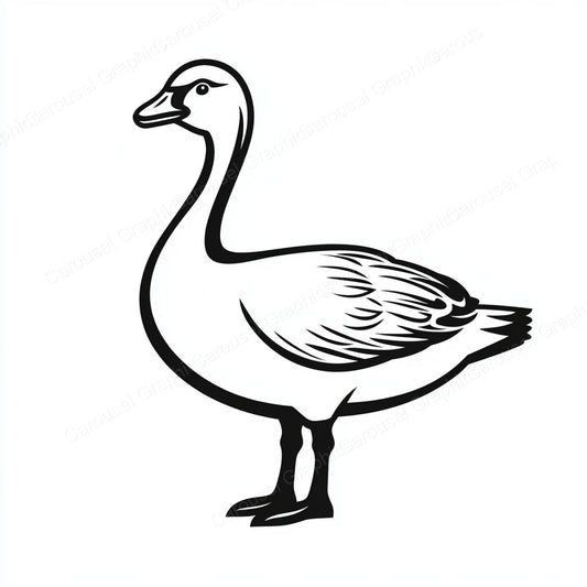 Geese Vector Graphic preview