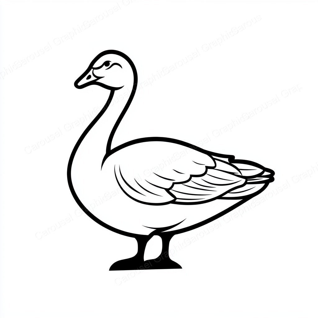 Geese Vector Graphic preview