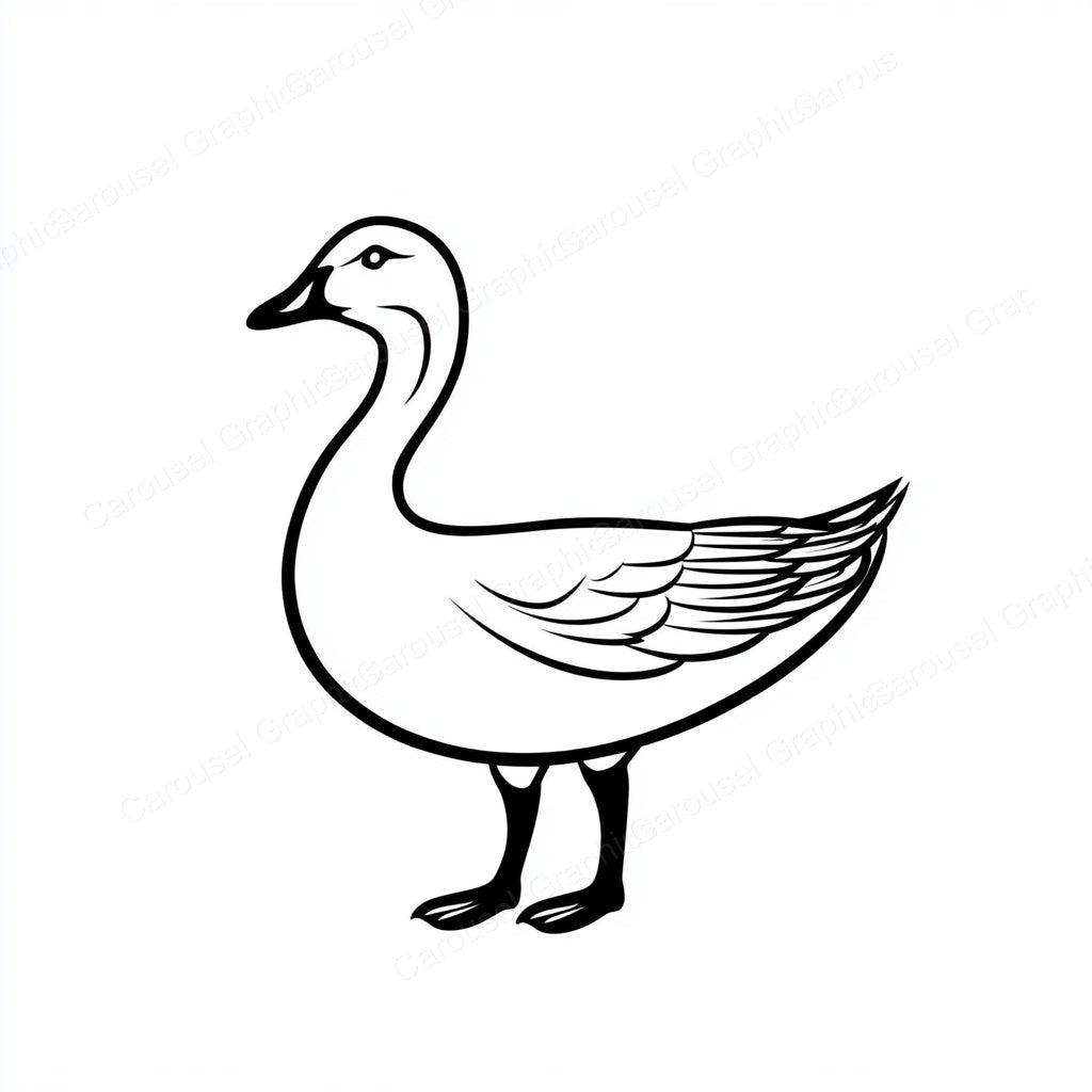 Geese Vector Graphic preview