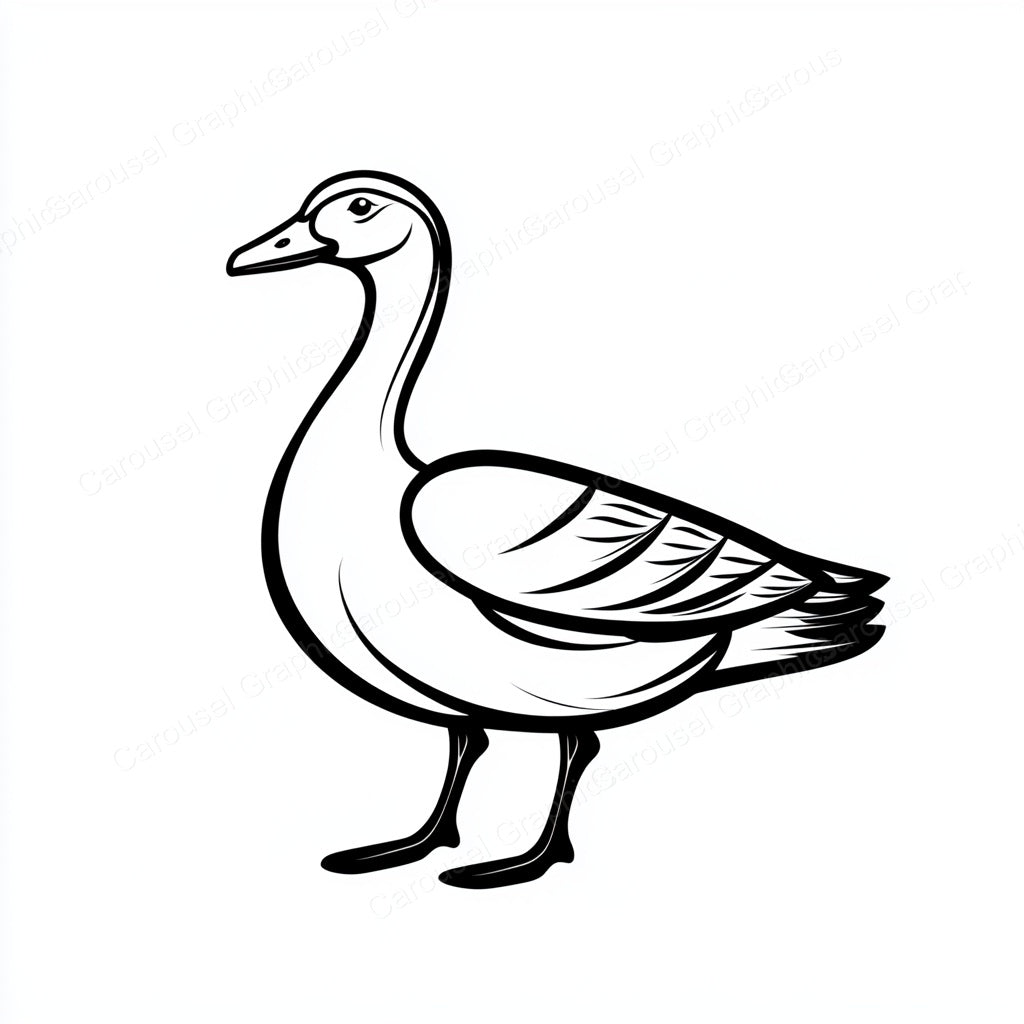 Geese Vector Graphic preview