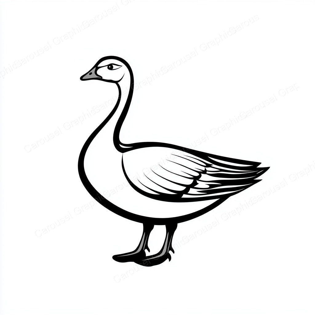 Geese Vector Graphic preview