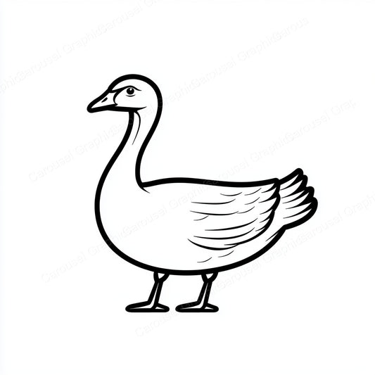 Geese Vector Graphic preview