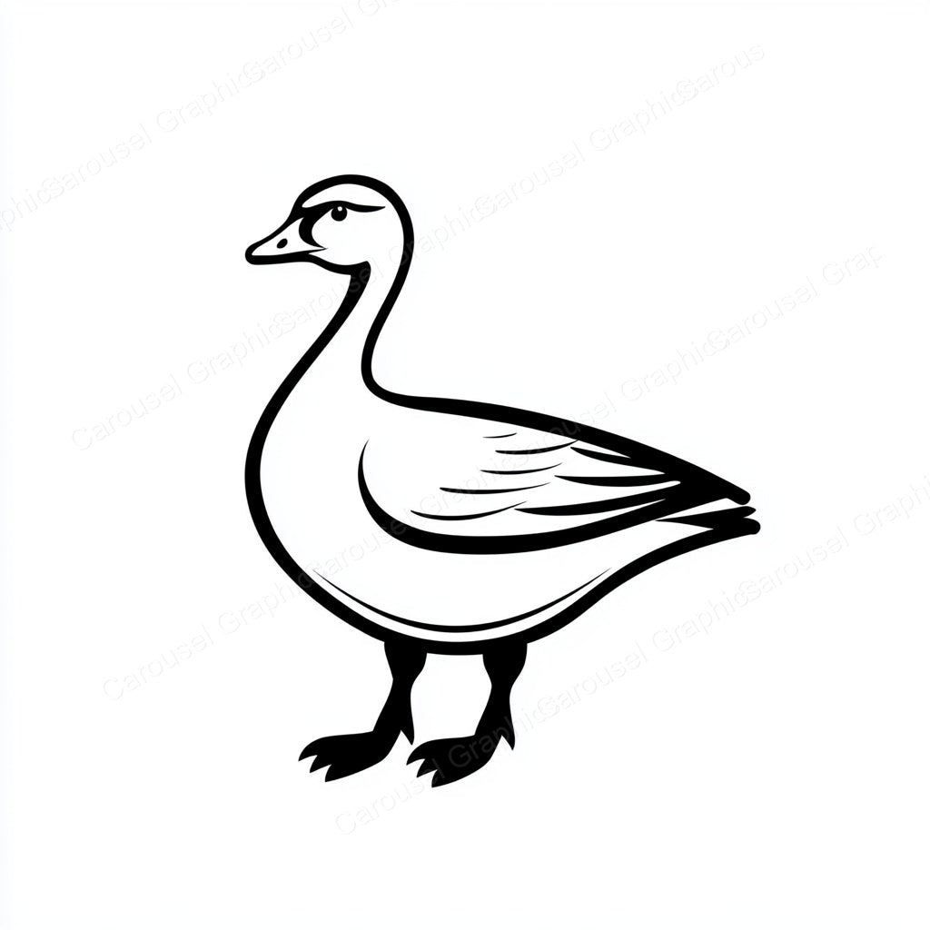 Geese Vector Graphic preview