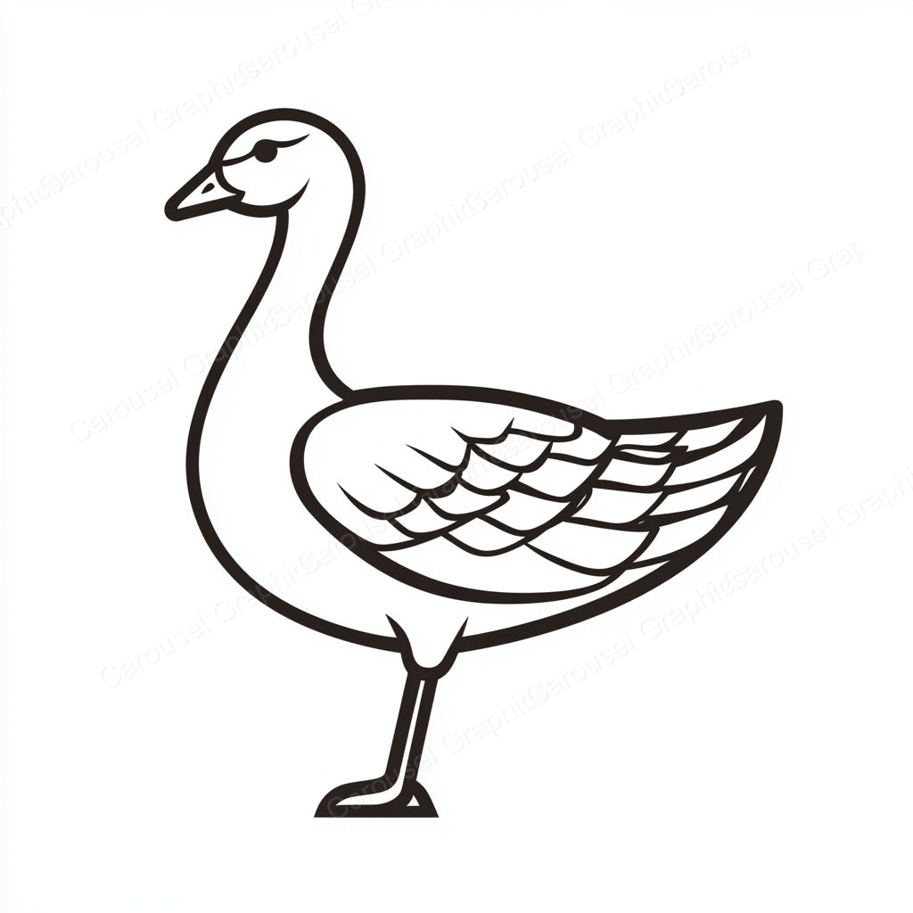 Geese Vector Graphic preview