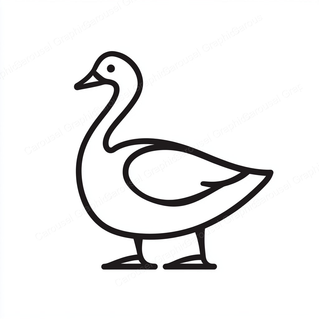 Geese Vector Graphic preview