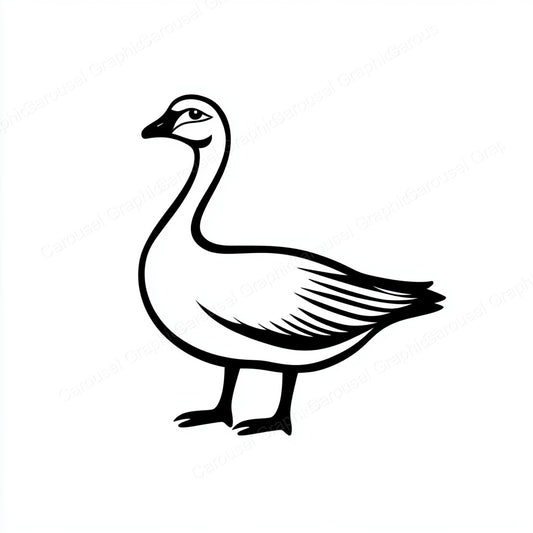 Geese Vector Graphic preview