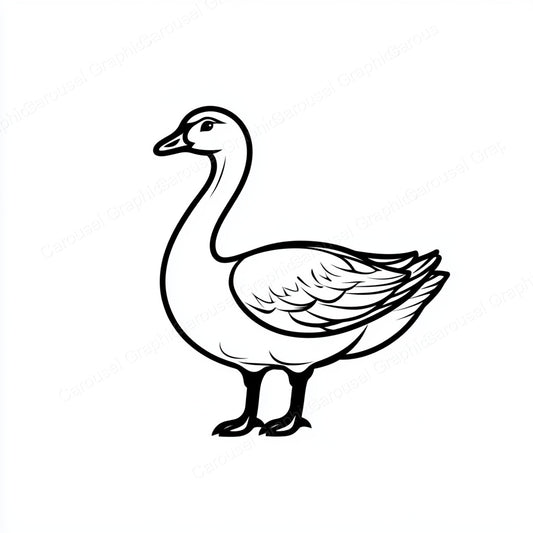 Geese Vector Graphic preview