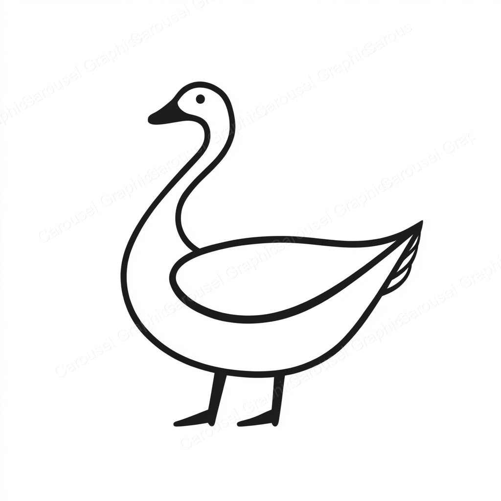 Geese Vector Graphic preview