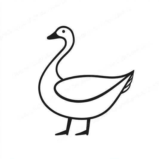 Geese Vector Graphic preview