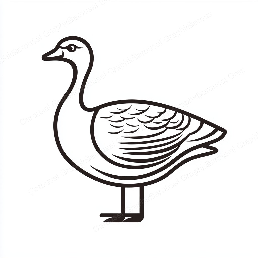 Geese Vector Graphic preview