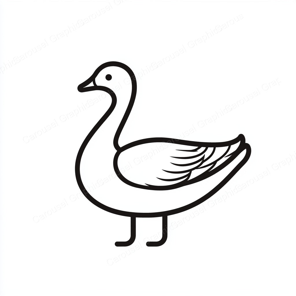 Geese Vector Graphic preview