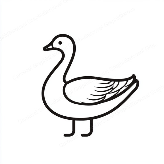 Geese Vector Graphic preview