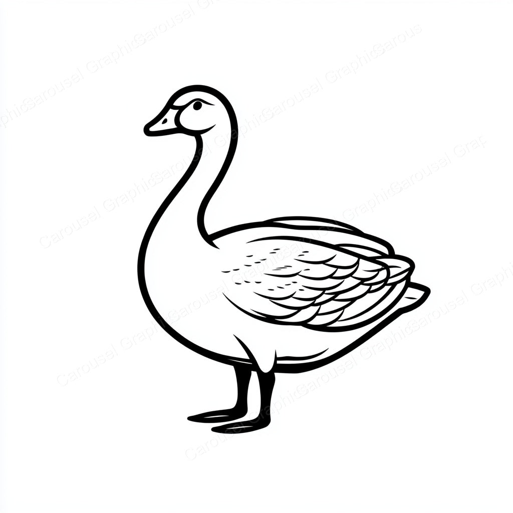 Geese Vector Graphic preview