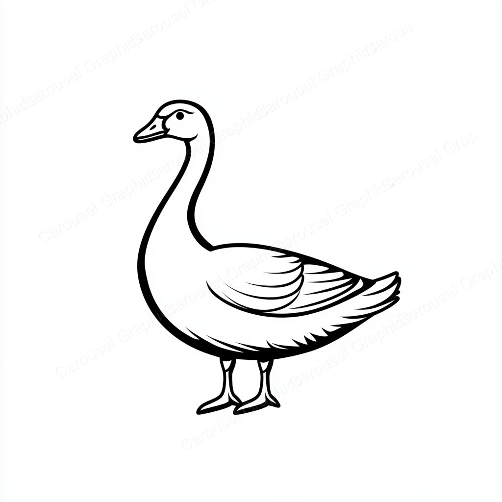 Geese Vector Graphic preview