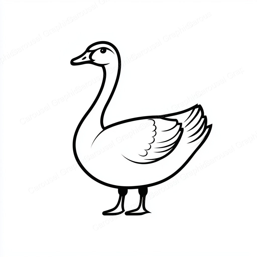 Geese Vector Graphic preview