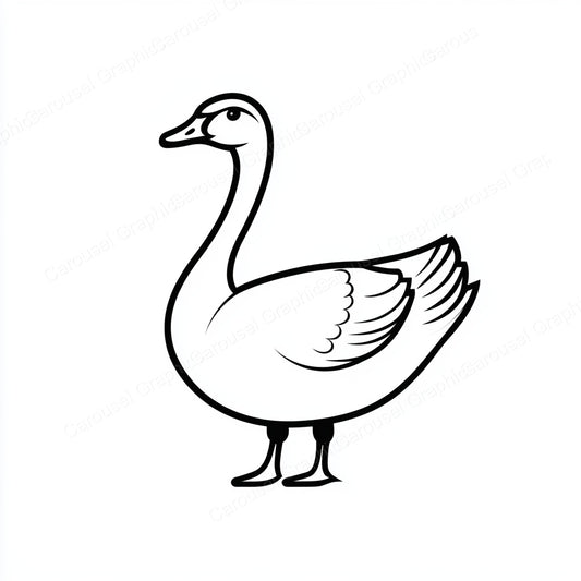 Geese Vector Graphic preview