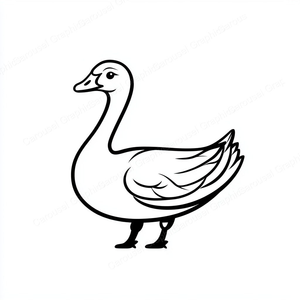 Geese Vector Graphic preview