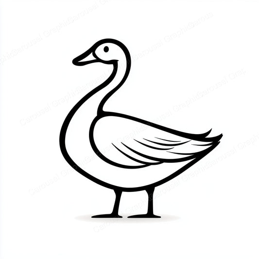 Geese Vector Graphic preview