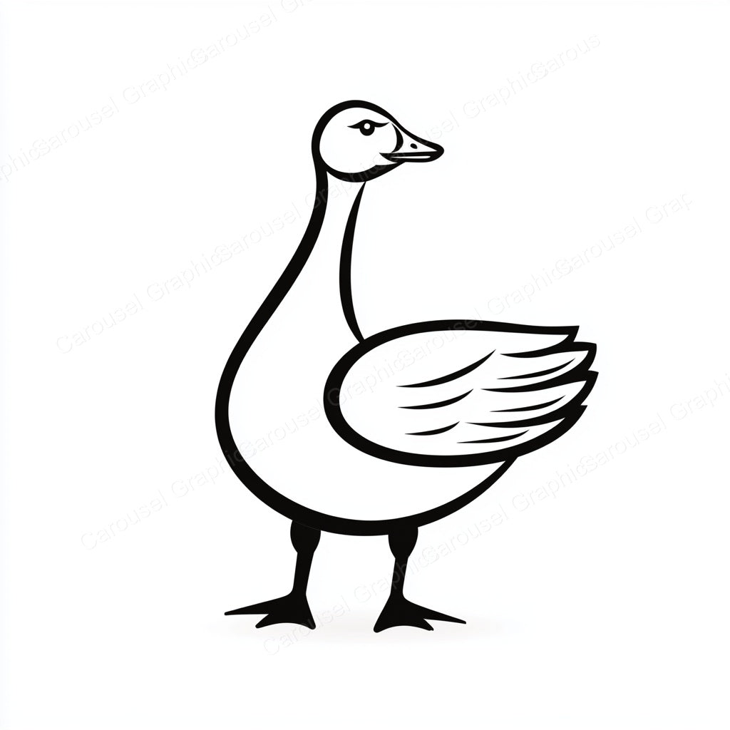 Geese Vector Graphic preview