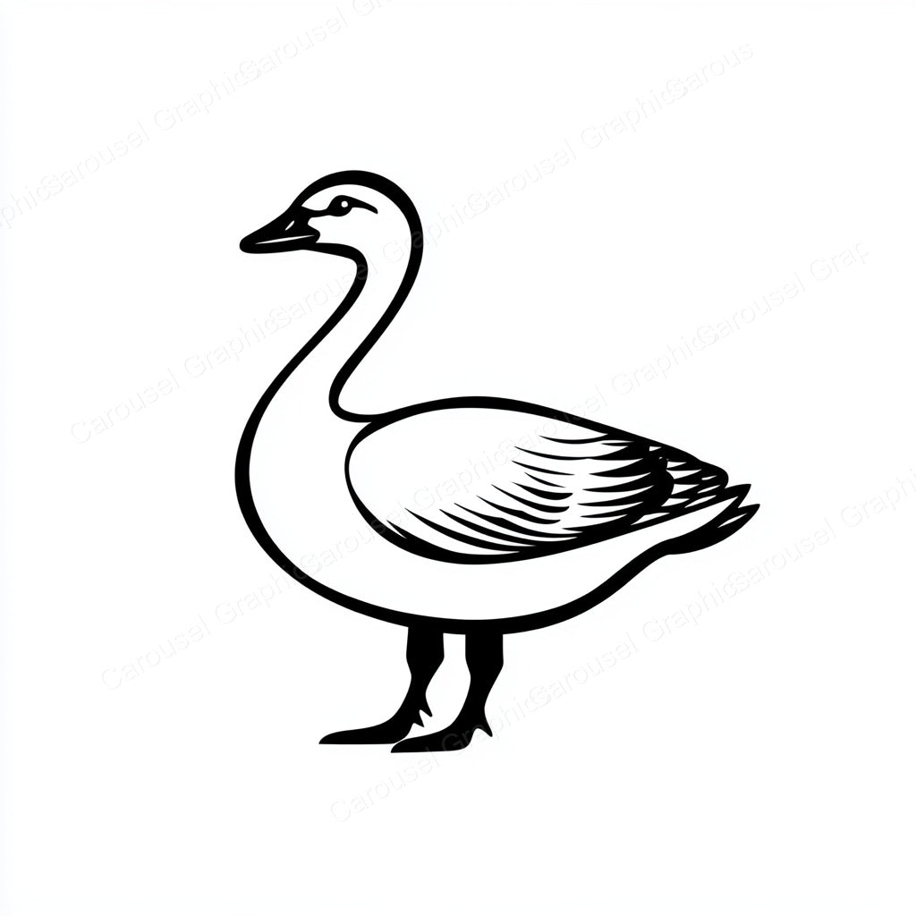 Geese Vector Graphic preview