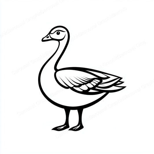 Geese Vector Graphic preview
