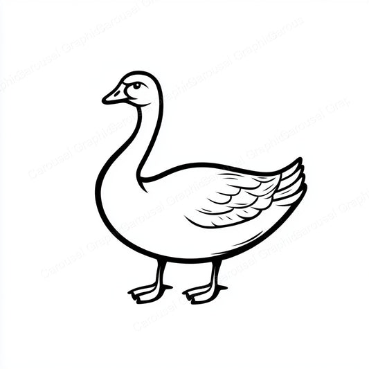 Geese Vector Graphic preview