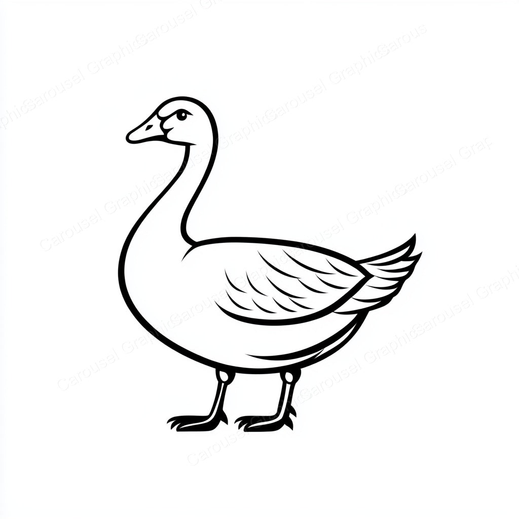 Geese Vector Graphic preview