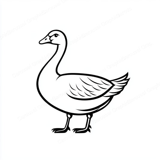 Geese Vector Graphic preview