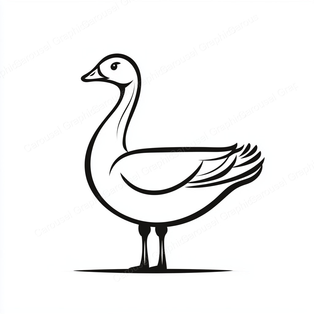 Geese Vector Graphic preview