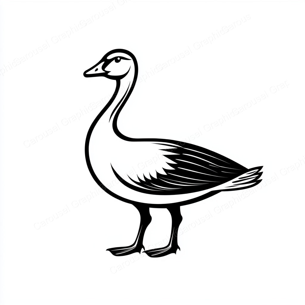 Geese Vector Graphic preview
