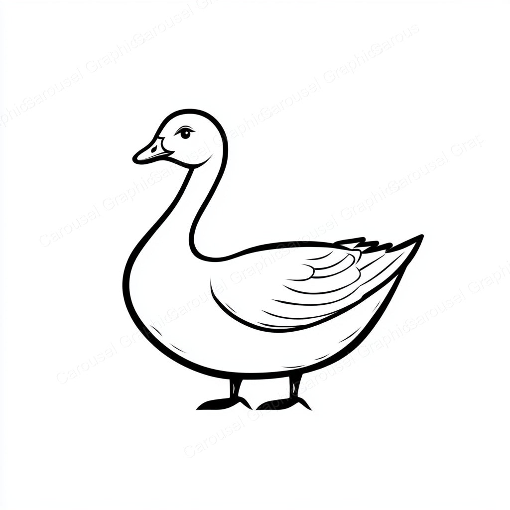 Geese Vector Graphic preview