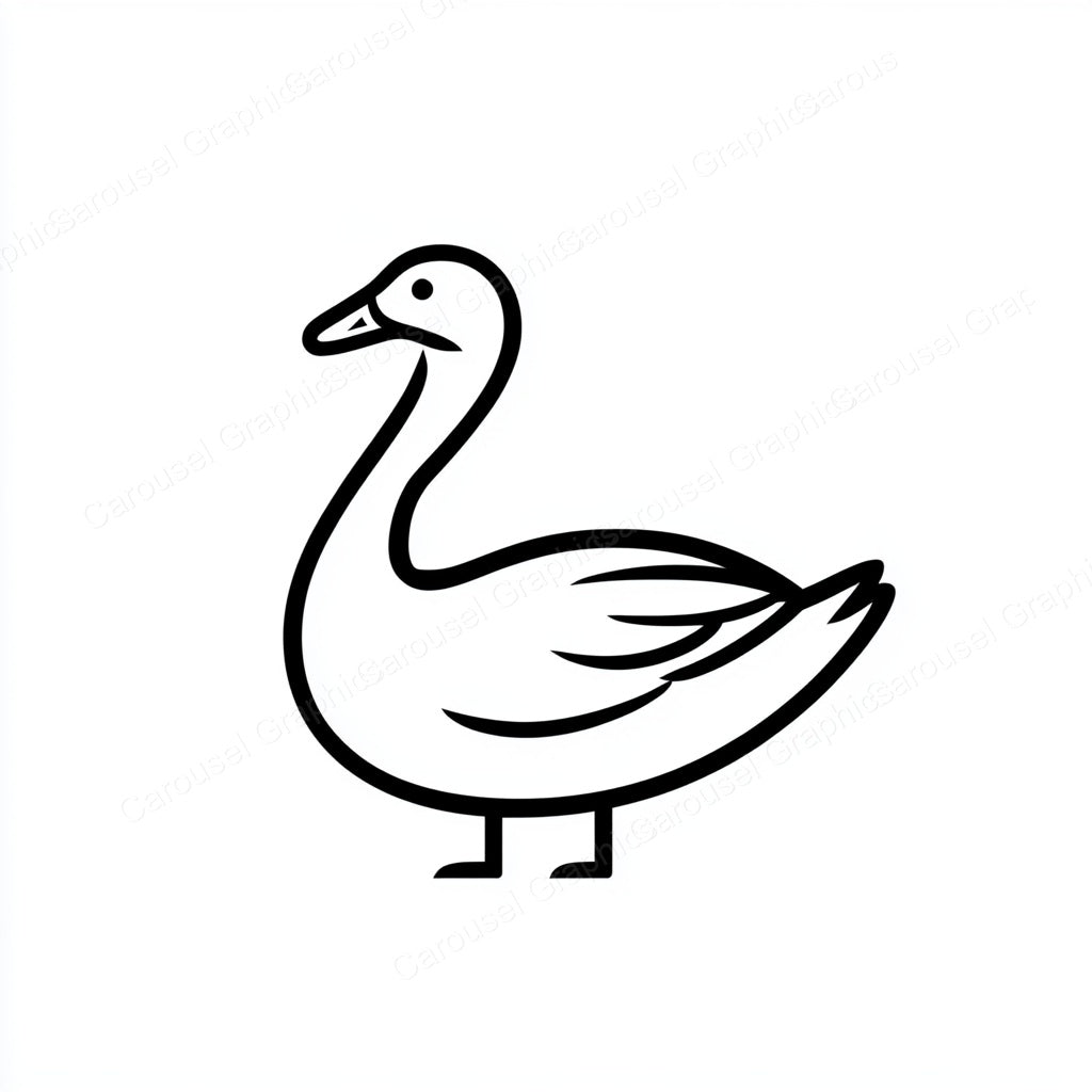 Geese Vector Graphic preview