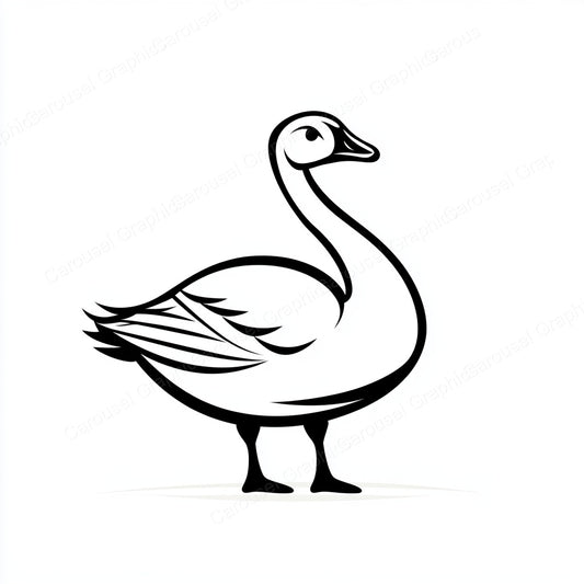 Geese Vector Graphic preview